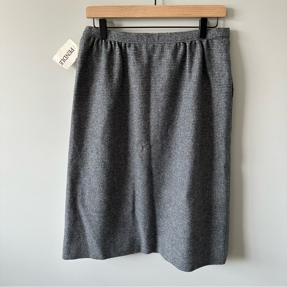Pendleton Vintage Deadstock NWT 100% Virgin Wool Lined Skirt Women’s Petite 14 - Picture 7 of 13